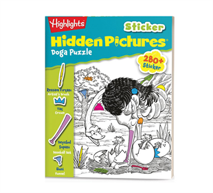 Sticker Hidden Pictures 2'li Set 4-7 Yaş